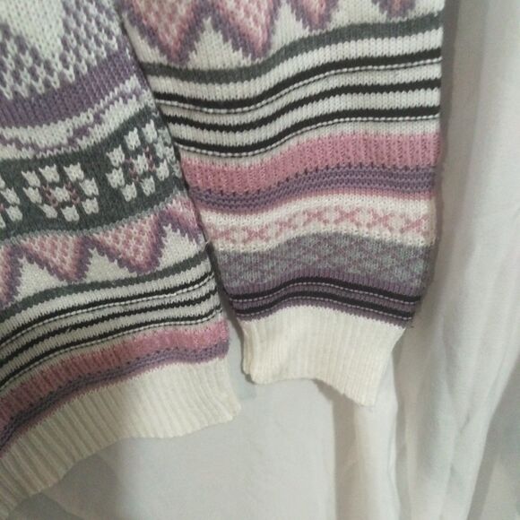 Alfred Dinner Petite S Sweater Made In Usa Long Sleeve  Granny core Cottage - Picture 10 of 10